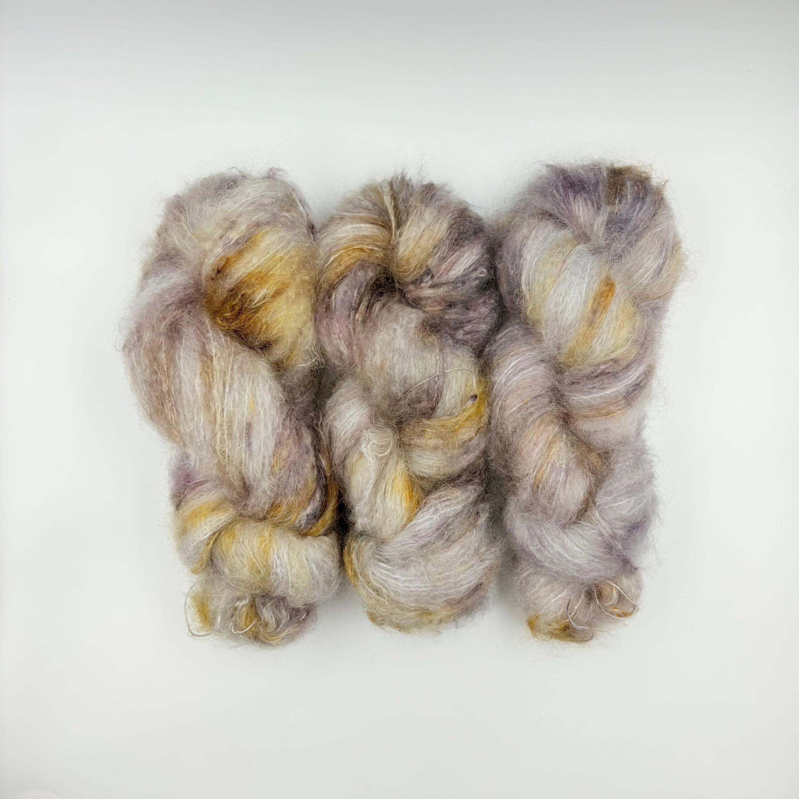 Birke Bark, Tyk Mohair, Håndfarvet garn til salg
